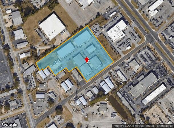  108 Industrial Blvd, Pensacola, FL Parcel Map