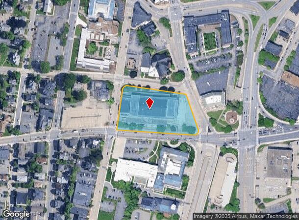 1 Lincoln Sq, Worcester, MA Parcel Map