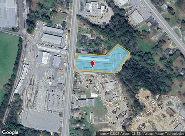  3296 College St, Newberry, SC Parcel Map