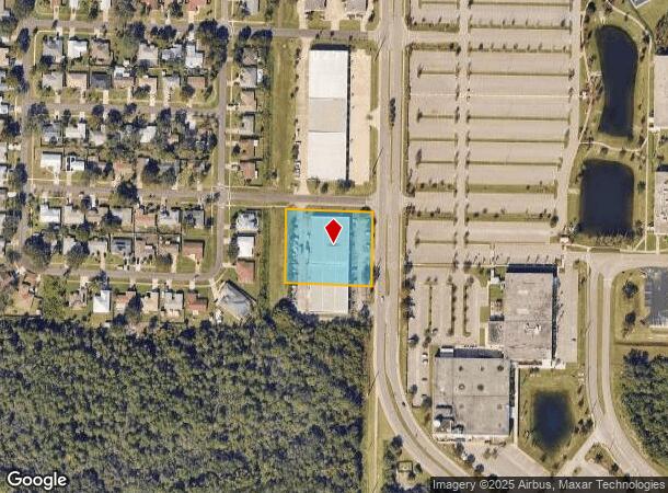 1240 Clearmont St Ne, Palm Bay, FL Parcel Map