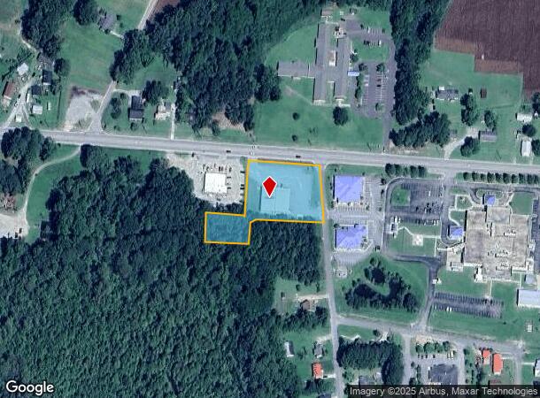  1307 S King St, Windsor, NC Parcel Map