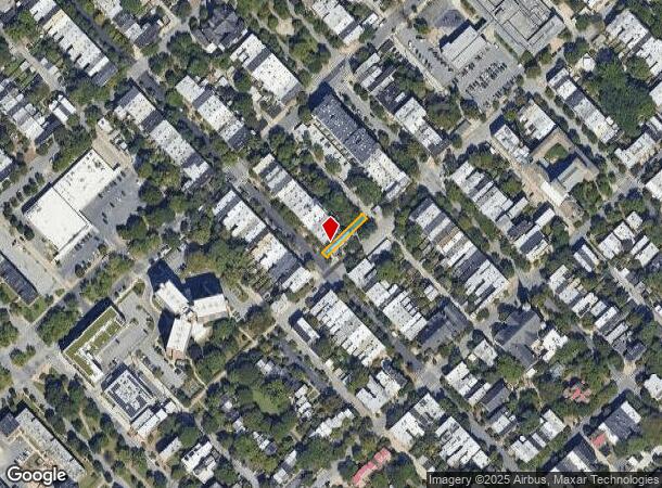  1503 Bolton St, Baltimore, MD Parcel Map