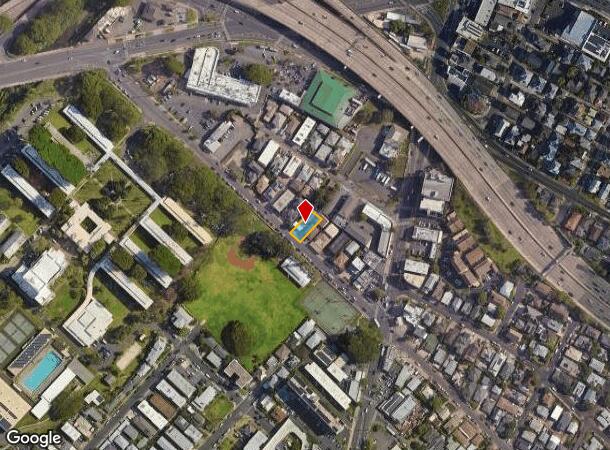  2842 Kaimuki Ave, Honolulu, HI Parcel Map
