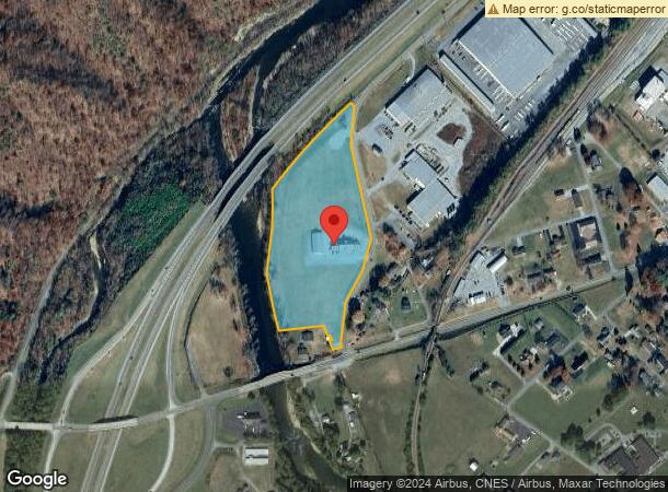  1001 S Industrial Dr, Erwin, TN Parcel Map