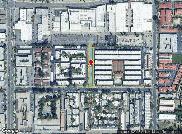 18367 Hatteras St, Tarzana, CA Parcel Map