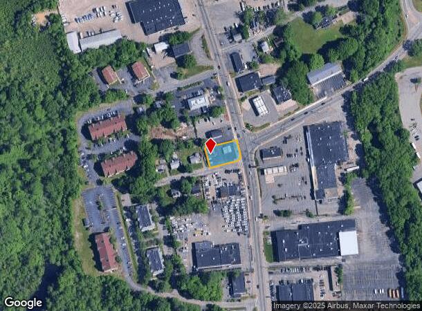  1637 Main St, Brockton, MA Parcel Map