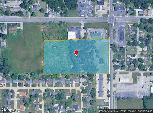  E 38Th St, Anderson, IN Parcel Map