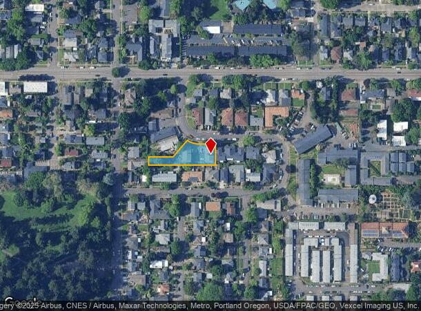  3545 Se Cora Dr, Portland, OR Parcel Map