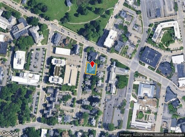  34 Dean St, Worcester, MA Parcel Map