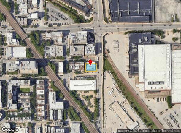  708 S Halsted St, Chicago, IL Parcel Map