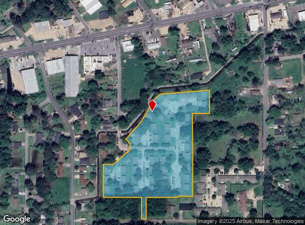 100 Rowan Cir, Monroe, LA Parcel Map