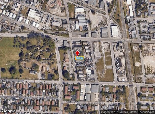  2500 E Tamarind Ave, West Palm Beach, FL Parcel Map