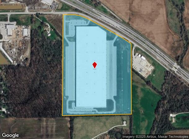 9201 N Frontage Rd, Fairland, IN Parcel Map