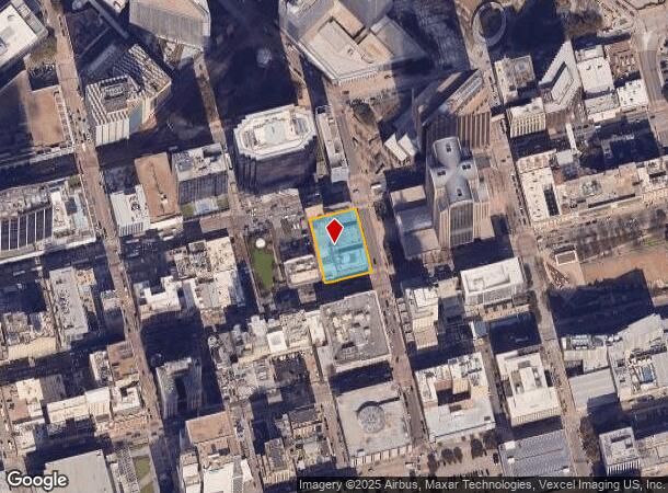 1623 Main St, Dallas, TX Parcel Map