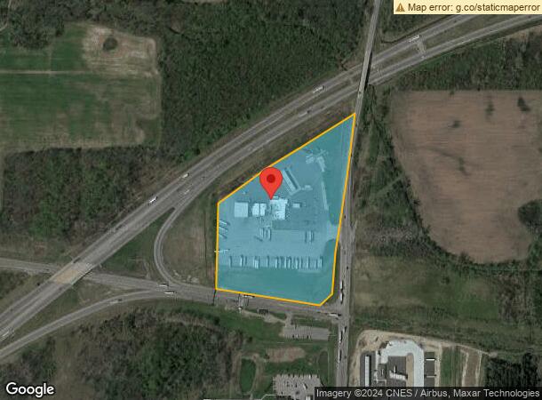  8420 Alleghany Rd, Corfu, NY Parcel Map