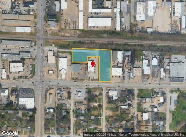 1111 E Abram St, Arlington, TX Parcel Map