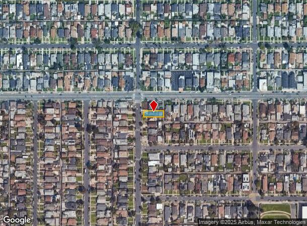  4406 S Gramercy Pl, Los Angeles, CA Parcel Map