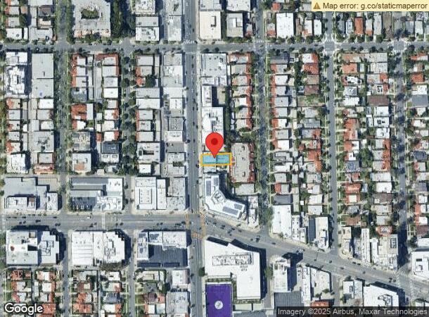  134 N Robertson Blvd, Beverly Hills, CA Parcel Map