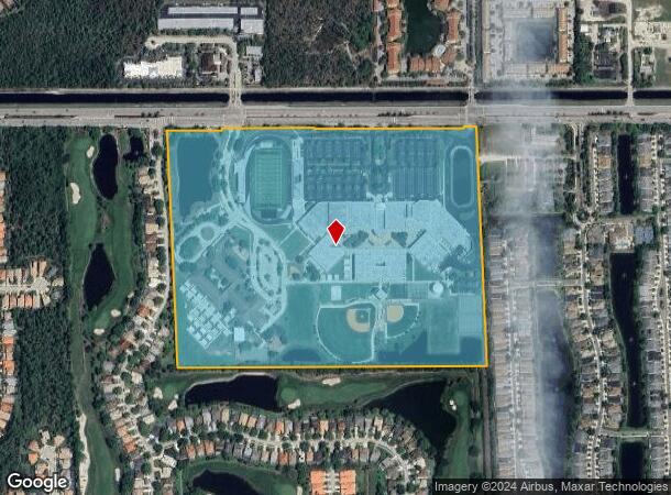  7800 Immokalee Rd, Naples, FL Parcel Map