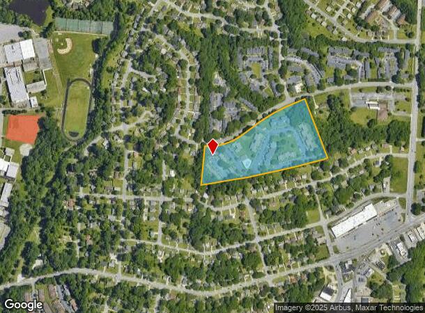 2512 Suffolk Ave, High Point, NC Parcel Map