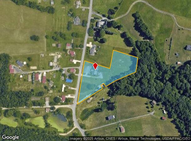  1358 Rolling Acres Rd, New Cumberland, WV Parcel Map