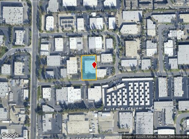  589 Apollo St, Brea, CA Parcel Map