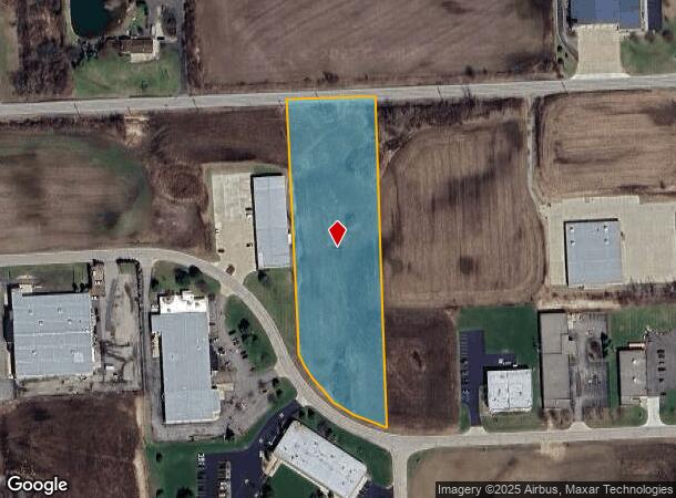 7463 Research Dr, Almont, MI Parcel Map