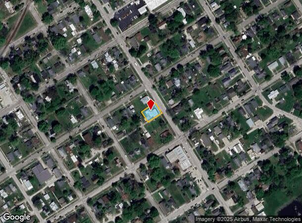  1217 College Ave, Vincennes, IN Parcel Map