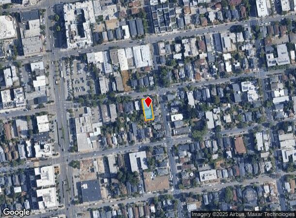  2172 Blake St, Berkeley, CA Parcel Map