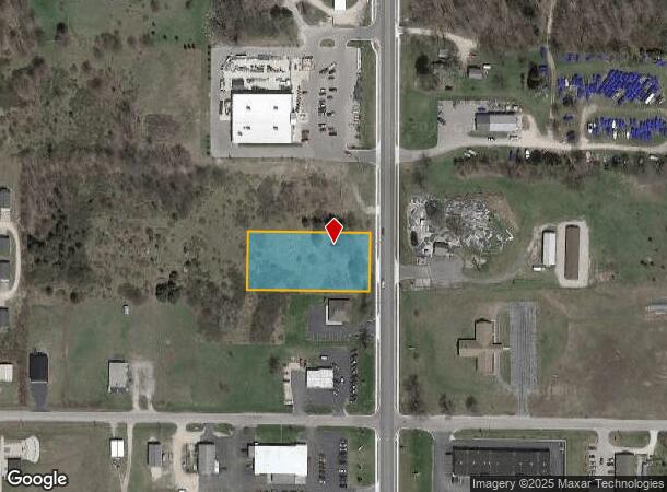  1416 Michigan Ave, Benzonia, MI Parcel Map