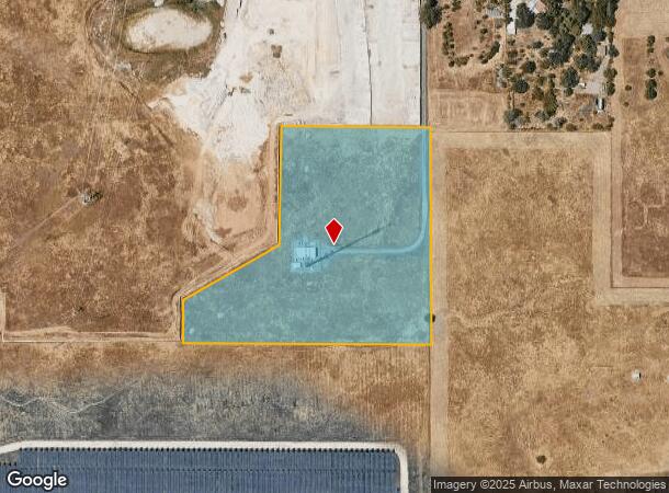 606 W Delano St, Elverta, CA Parcel Map