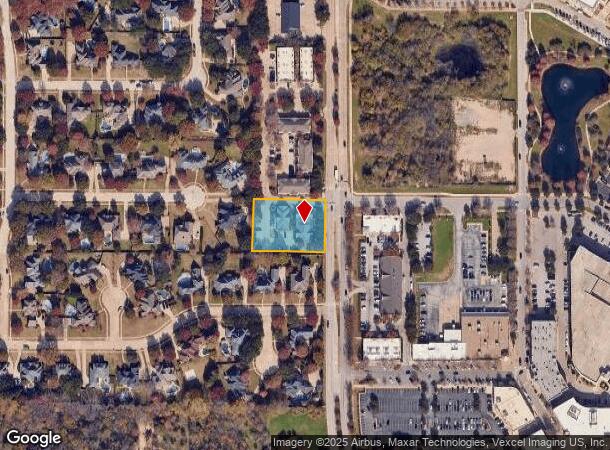 400 N Carroll Ave, Southlake, TX Parcel Map