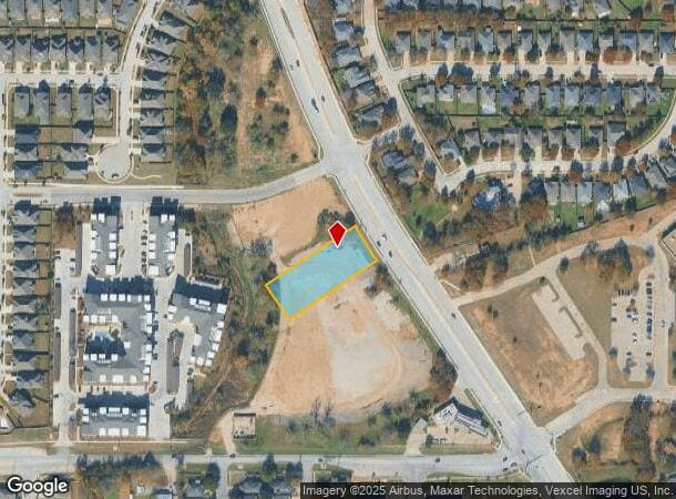 3824 Teasley Ln, Denton, TX Parcel Map