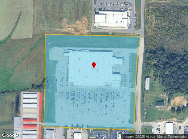 1115 American Way, Boonville, IN Parcel Map