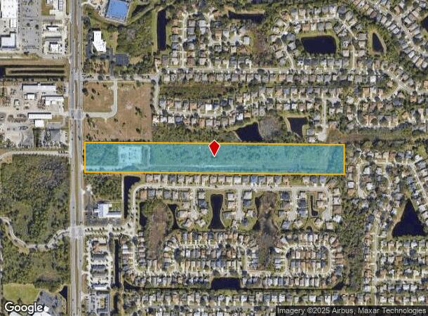  4675 N Wickham Rd, Melbourne, FL Parcel Map