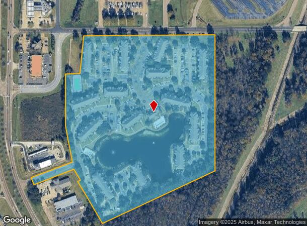 100 Windsor Lake Blvd, Brandon, MS Parcel Map