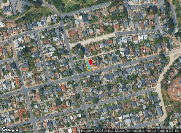  1920 Beryl St, San Diego, CA Parcel Map