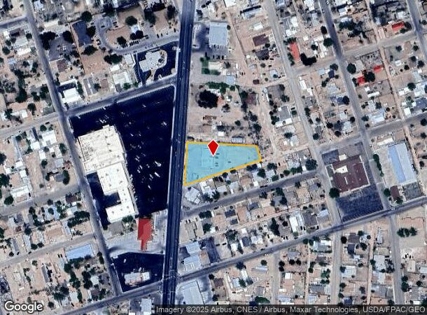1208 S Stockton Ave, Monahans, TX Parcel Map