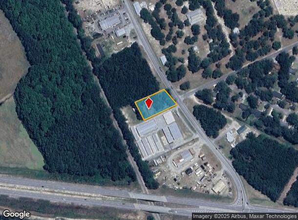  1202 S Laurel St, Springfield, GA Parcel Map