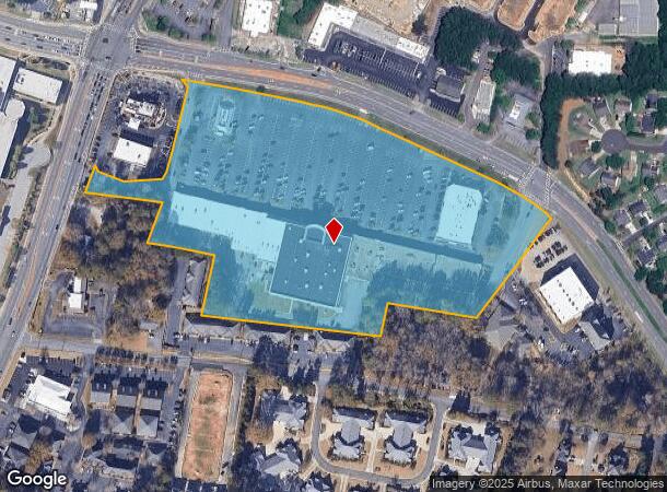  2550 Sandy Plains Rd, Marietta, GA Parcel Map