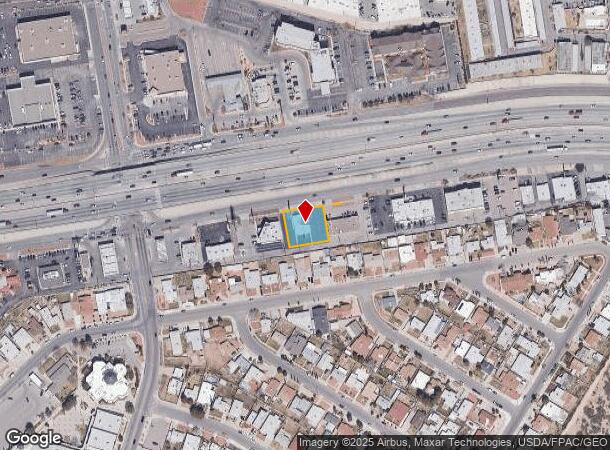  6232 Gateway Blvd E, El Paso, TX Parcel Map