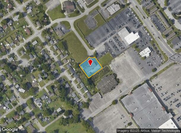  1601 Greentree Ct, Clarksville, IN Parcel Map