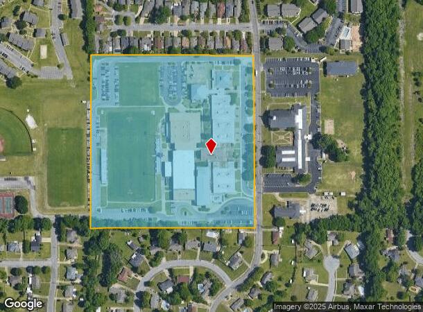 1700 E Trinity Blvd, Montgomery, AL Parcel Map