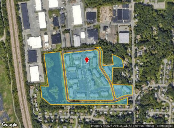  2 Chestnut W, Randolph, MA Parcel Map