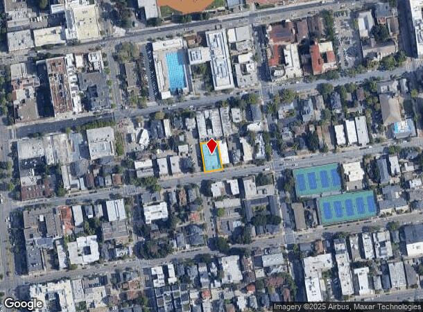  2225 Channing Way, Berkeley, CA Parcel Map