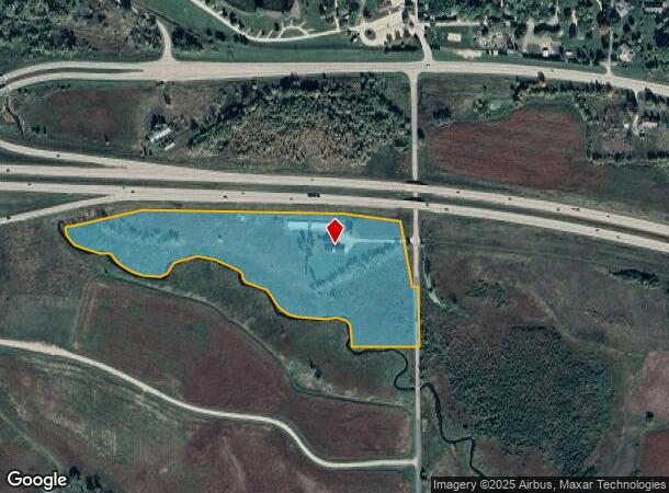 N555 Brown Rd, Weyauwega, WI Parcel Map