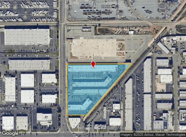  1407 N Batavia St, Orange, CA Parcel Map