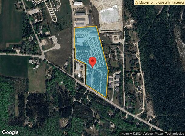  2552 County Road F, Baileys Harbor, WI Parcel Map