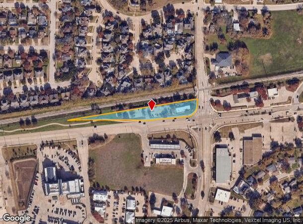 800 Ira E Woods Ave, Grapevine, TX Parcel Map