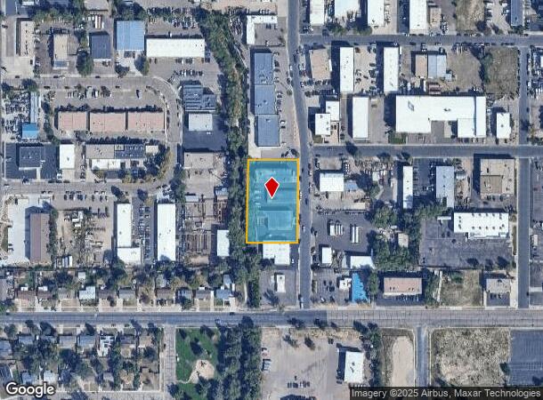 216 Auburn Dr, Colorado Springs, CO Parcel Map